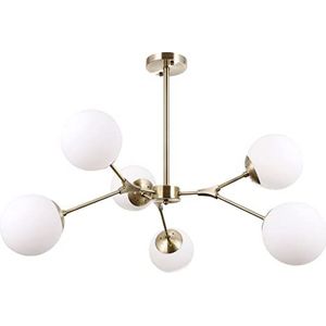 Italux Annes Moderne bolvormige plafondlamp met 6 lichtpunten, E14