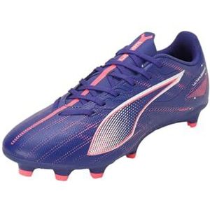 PUMA Unisex Ultra 5 Play Fg/Ag voetbalschoen, Lapis Lazuli PUMA White Sunset Glow, 40 EU