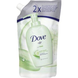 Dove Go Fresh Douchegel navullingen 500 g, 10 stuks