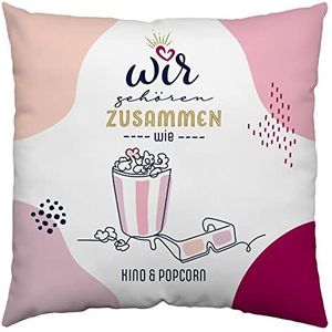 GRUSS & CO Kussenmotief ""Wir können Sam"" | Sierkussen, katoen, 40 cm x 40 cm | Kussen met spreuk | 47906