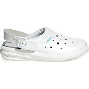Abeba 7630-38 Maat 38 ""Easy"" Occupational Klomp Schoen - Wit