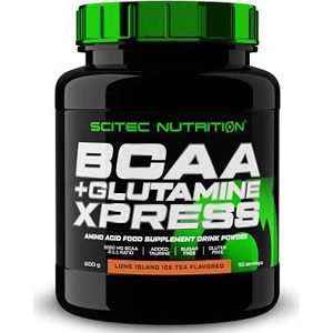Scitec Nutrition BCAA + Glutamine Xpress, verrijkt met taurine, suikervrij, 600 g, Long island ice tea