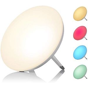 medisana LT 500 daglichtlamp, daglichtlamp met kleurverandering in 4 kleuren, lichtintensiteit van 10.000 Lux, lichttherapie tegen winterdepressie, LED-lichtdouche