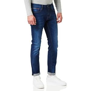 Tommy Hilfiger Scanton Slim Asdbs Jeans heren, Aspen Donker Blauw Stretch, 27W / 34L