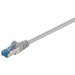 Goobay CAT patchkabel, ethernetkabel, dubbel afgeschermd, S-FTP, halogeenvrij, koper, RJ-45, vergulde contacten, div. Lengtes en kleuren., 15m, grijs, 1