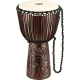 Meinl Percussion PROADJ2-L DJEMBE Professional African Style 12 inch, Village Carving