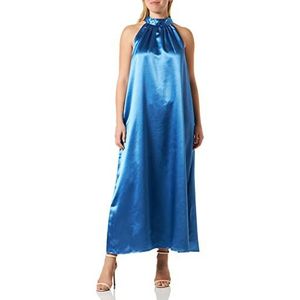 Vila Dames Visittas halterneck Maxi Dress-Noos jurk, Federal Blue, 40