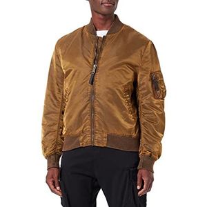 ALPHA INDUSTRIES Heren Blouson MA-1 VF LW Battlewash kunstbont, washed oranje, XXL