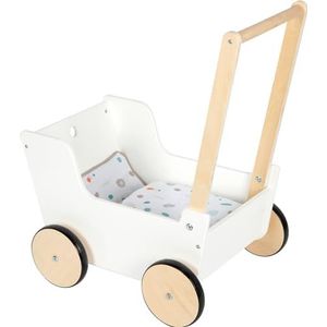 Small Foot - Houten Duwpoppenwagen Little Button