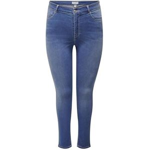 ONLY CARMAKOMA Skinny jeans voor dames, blauw (light blue denim), 44W x 32L