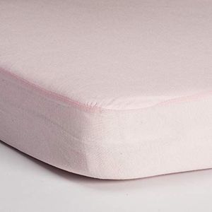 Hippychick HCTBP0CPK Tencel matrasbeschermer - hoeslaken babybed, 60 x 120, roze