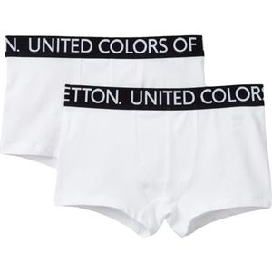 United Colors of Benetton Set van 2 boxershorts, Wit, 18 mesi