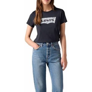 Levi's - The Perfect T-shirt - Casual Shirt - Zwart - 100% Katoen