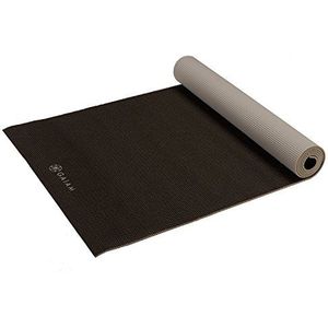 Gaiam Yoga Mat - Effen kleur Oefening & Fitness Mat voor alle soorten Yoga, Pilates & Vloer Workouts (172,7 cm x 61,0 cm x 4mm of 6mm Dik)