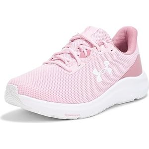 UA W Charged Pursuit 4 - Prime Roze/Roze Elixir/Wit - 4, Prime Roze Roze Elixer Wit, 4