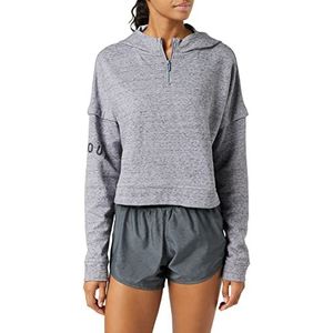 Under Armour Dames UA Rival Terry 1/2 Zip Capuchonsweater, trui jas, gebreide fleece jas