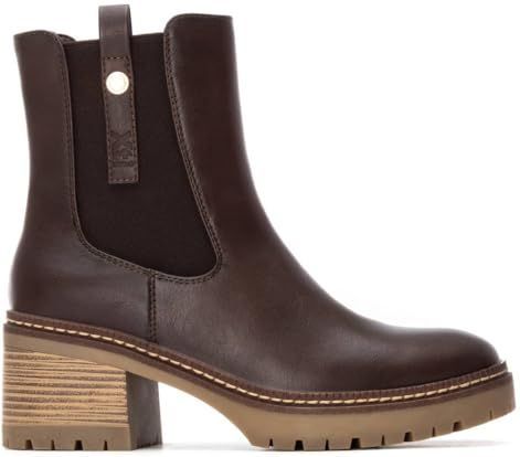 Xti - 14445603 - Enkellaarsjes - Bruin - Casual - Ritssluiting