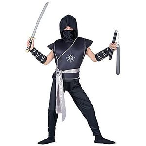 Widmann Ninja-kinderkostuum, Japanse strijder, krijgers, carnavalskostuums, carnaval