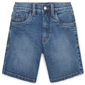 TOM TAILOR Jongens Bermuda jeansshort 1035696, 10152 - Mid Stone Bright Blue Denim, 92