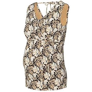 ESPRIT Maternity Dames T-shirt Nursing Mouwloos Allover Print T-shirt, Gunmetal - 15, 36