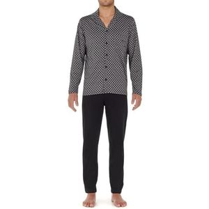 Hom Pyjama Long Vince, Zwart, XL