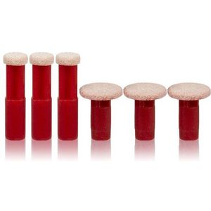 PMD - Vervangingsschijven - Rood - Zeer Grof