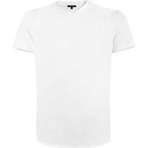 Womo Underwear Casual T-shirt MC V-hals wit, Wit, S/XXL