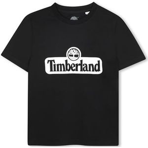 Timberland T60212 T-shirt voor jongens, Zwart/Wit, 5 Jaren