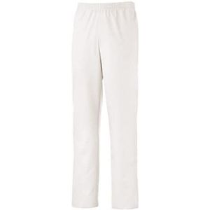 BP 1645-400-21-XSs Unisex broek, met elastiek in de taille, 215,00 g/m² stofmix, wit, XS