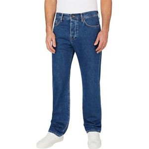 Pepe Jeans Relaxed Straight Jeans voor heren, Blauw (Denim-ht2), 29W / 32L