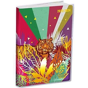 Quo Vadis Jungle Spirit EUROTEXTAGENDA Schoolagenda 12 x 17 cm, regenboogjaar 2023-2024