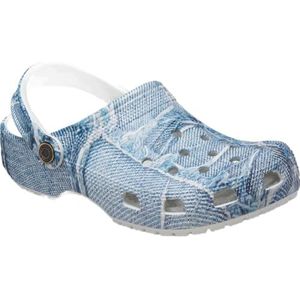 Crocs Klassieke jeansklompen, uniseks, voor volwassenen, lichte denim, 7 US dames/5 US Men, Licht denim, 37/38 EU