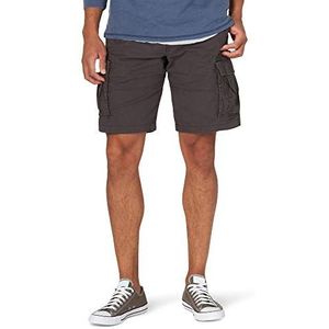 Lee Extreme Motion Carolina Carolina Cargo Short voor heren, Mortel Grijs, 48