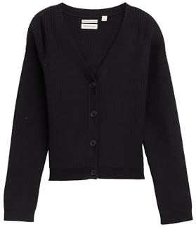 TOM TAILOR - Gebreid Vest - Zwart