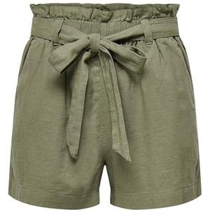 JDY SAY MW WVN NOOS Linnen shorts, Kalamata, 44 NL
