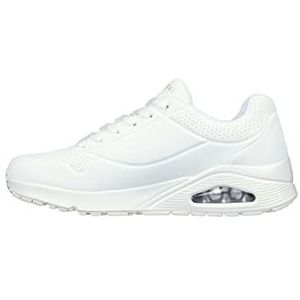 Skechers Uno - Stand on Air Sneaker heren, White Durabuck Mesh, 41.5 EU