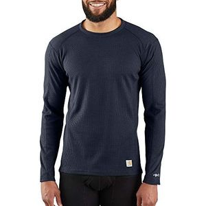 Carhartt Force Midweight Classic Crew Base Layer Top voor heren, marineblauw, 3XL