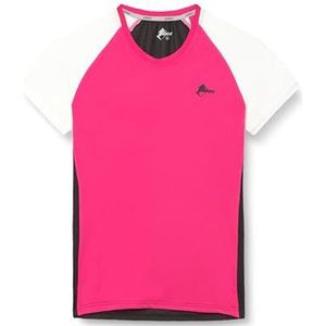 Ande W33020-4341 Rosetta Lady T-Shirt Dames Fuchsia/Wit Maat S, Fuchsia/Wit, S