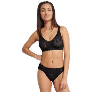 Sloggi Dames Zero Feel Bliss Soft Bra, zwart, M