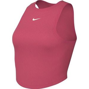 Nike - Dames - W NSW Essntl Rib CRP - Tanktop - Nauwsluitend - Kort Gesneden