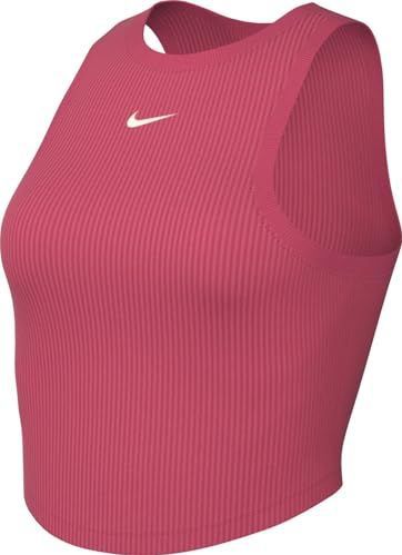 Nike - Dames - W NSW Essntl Rib CRP - Tanktop - Nauwsluitend - Kort Gesneden