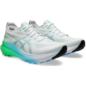 ASICS Gel-Kayano 31 Herensneakers, wit, licht cyaan, 39.5 EU