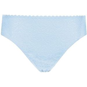 DIM - Daily - Slip - Hemdsblauw - Kant met Bloemenmotief