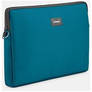 b-Kover Laptop-beschermhoes voor 13 inch, veganistisch leer, waterdicht, schokbestendig, handgemaakt, compatibel met Apple MacBook Pro 13/Acer/HP/ASUS/DELL/Huawei/Lenovo/(13 inch), turquoise)