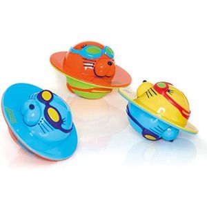 Zoggs Kid's Seal Flips Zwembad Waterspeelgoed, Meerkleurig, 3 pack