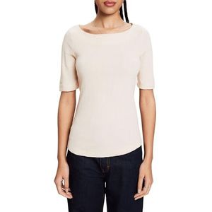 ESPRIT Dames 993EE1K353 T-shirt, 695/PASTEL PINK, XXS, 695/pastel pink, XXS