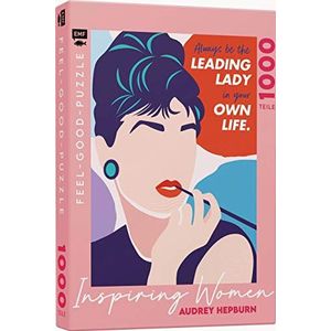 Feel-good-Puzzle 1000 Teile – INSPIRING WOMEN: Audrey Hepburn: Always be the leading lady in your own life