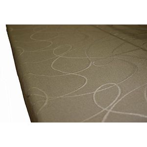 Comptoir du Linge csi06005 tafelkleed rechthoekig stof/polyester/katoen/teflon 300 x 150 x 0,5 cm, taupe, 300 x 150 x 0,5 cm