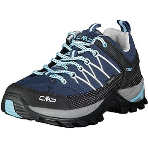 CMP Rigel Wmn Trekkingschoenen voor dames, Wp trekkingschoenen, halfhoge schoenen, trekkingschoenen, wandelschoenen, Stenen blauw, 37 EU