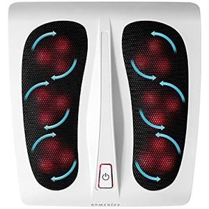 HoMedics Elektrisch verwarmde voetmassageapparaat - Shiatsu elektrische voetmassageapparaat - Warmte-optie voor ontspanning en ontspanning van de boog